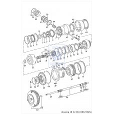 Adjusting washer, auto trans. 0.4, 010 323 345A